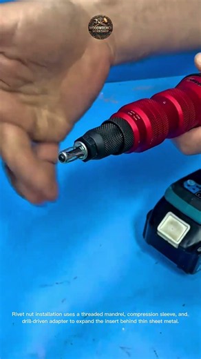 Fast Rivet Nut Installation With a Drill