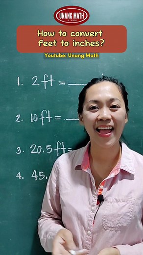 27K views · 964 reactions | How to convert feet to inches? #math #feettoinches #convertfeettoinches #mathiseasy #MathEducation #mathtutorials #MathMadeSimple #mathisfun | Unang Math | Facebook