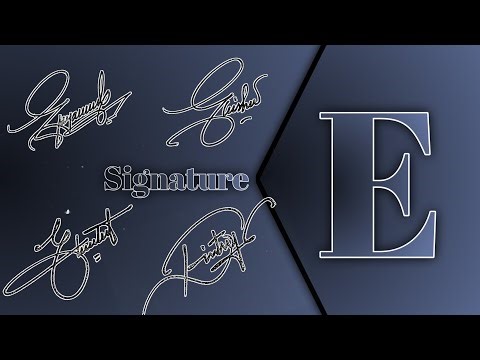 How to make your signature / professional Look E signature