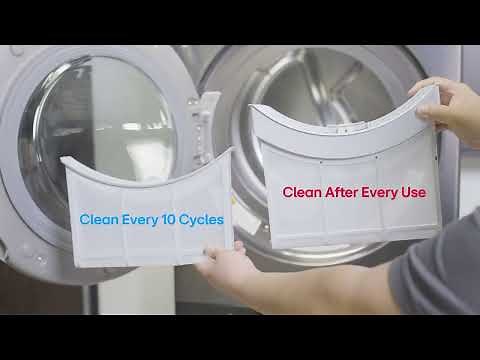 How to Clean the Filters LG Heat Pump Dryer