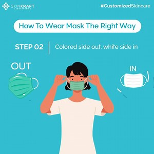 Let's be sure on how we are wearing the masks. Here's a quick video with steps on how to wear a mask the right way. #SkinKareWithLove #skinkraft #customizedbeautycare #healthhacks #masks #wearingamask #workfromhome #lockdown #skincare #haircare #instadaily #indiafightscovid19 #stayhome #staysafe | SkinKraft