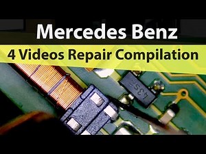 3 Mercedes Benz key repair Coil & Button Compilation + Bonus Macbook repair