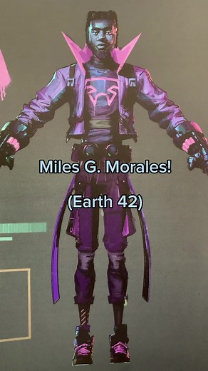 Miles G. Morales! Aka The Prower! The book describes him as a vigilante rather than a villain, so im excited to see how he takes on his role as the prowler! 🕸️🕷️ • • • #fyp #foryoupage #spidermanacrossthespiderverse #acrossthespiderverse #intothespiderverse #spidermanintothespiderverse #spiderman #marvel #animation #artbooktour #earth42 #milesgmorales #theprowler