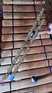Balafon Tutorial #19 🪘 African Xylophone Technique: Octaves & Thirds