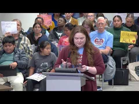 Knox County Board of Education Public Forum - November 3, 2025