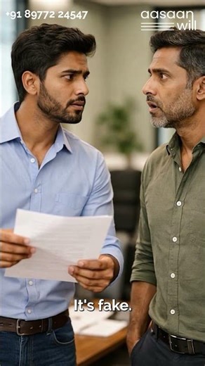 Is a Will written on a plain piece of paper valid in India?