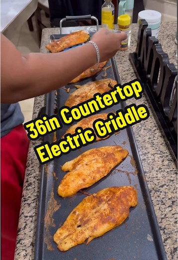 Quick and Easy Blackened Fish on a 36in Electric Griddle