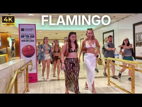 Flamingo Las Vegas Walking Tour | March 2026 | Pool Season Vibes [4K HDR]