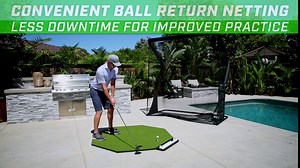GoSports Elite Golf Practice Net with Steel Frame - Choose 10' or 7' Size