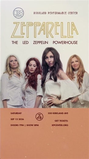 Zepparella: The Led Zeppelin Powerhouse LIVE at KPC Sep 12, 2026!
