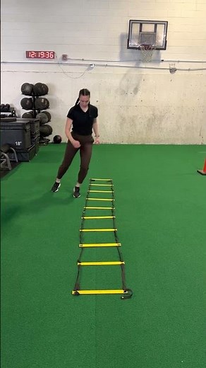 Icky Shuffle with Cross-over Step | Ladder Drills