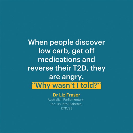 A huge virtual clap for Dr Liz Fraser, who spoke at the Australian Parliamentary Inquiry into Diabetes in Canberra way back in 2023. "People don't want 60 teaspoons of sugar a day, as per the Australian Dietary Guidelines." | Defeat Diabetes