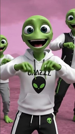 Crazy green boyz dance # #aliendance #crazzyalienz