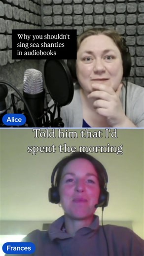Alice Sockett Audiobook Narrator on Instagram: "I am a full time audiobook narrator, and last night I did my first weekly 'Speaks and Squeaks' instagram live to share my knowledge with around 50 startup audiook narrators. If you want to join our wee gang of lovely friendly aspiring audiobook folks next week, you can subscribe to Speaks and Squeaks for the full video, and come along next week armed with questions about the wonderful world of audiobook narration! Massive thanks to @francesoverseas