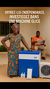 Elle fonctionne, elle produit, elle rapporte. Depuis la maison ou un petit local, elle transforme l’eau en argent… chaque jour. Glace en barres ou en sachets, à revendre ou à conserver : elle s’adapte à vous. Discrète, fiable, rentable. Faites comme ceux qui ont déjà compris. #GlaceCI #BusinessFacile #CôteDIvoire #RevenuPassif #GlaceMaison #InvestirAutrement #GLICE225 #FroidAlimentaire #FemmeEntrepreneure #JeunesseActive #EntrepreneuriatLocal | GLICE