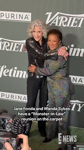 Viola and Ruby IRL. ❤️ Jane Fonda and Wanda Sykes have a “Monster-in-Law” reunion at Variety's Power Of Women. | E! News