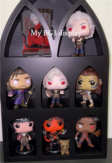 I finally completed the Baldur’s Gate 3 origin companion funko pops. And it was a pleasant surprise.. Will you be getting any of them? 👀 #bg3 #baldursgate3 #wyllravengard #laezel #galedekarios