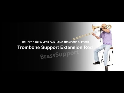 Trombone Support Extension Rod