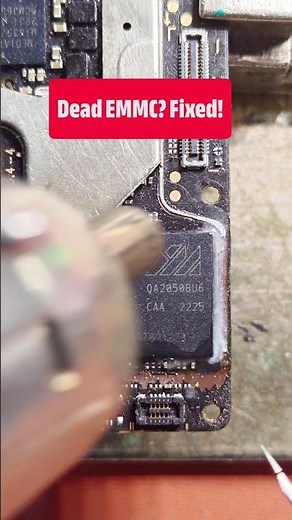 From Dead Storage Chip to Perfect Installation – Watch This EMMC Repair!