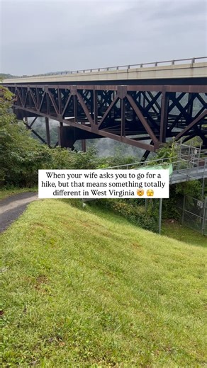 👀 Would you walk this bridge 876 ft above the river?! The new New River Gorge Bridge Walk is one of the coolest adrenaline experiences in West Virginia. You’re clipped in the whole time and you get to walk the catwalk under the bridge with nonstop views of the gorge that feel unreal in person. It’s equal parts terrifying and breathtaking! 📝 Tips for visiting Book your spot through Bridge Walk or Adventures on the Gorge online and pick a time slot Show up early for check in and the safety brief