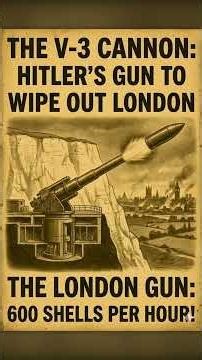 The "V-3" Cannon: Hitler's Gun to Wipe Out London 🇩🇪💣