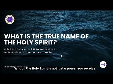 What Is The Holy Spirit’s Secret Meaning & True Name? | Paleo-Hebrew Breakdown | Ancient