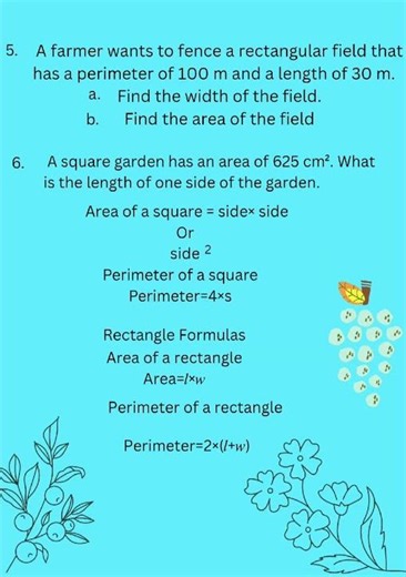 Area and Perimeter Practice Worksheet #area and perimeter #maths