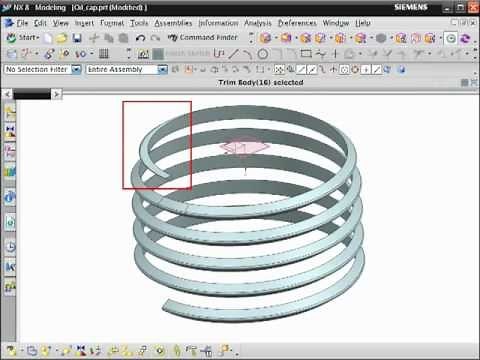 NX Hints and Tips - Creating Helical Shapes by Siemens PLM