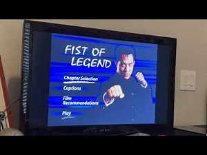 Opening and Menu to Fist Of Legend 2000 DVD