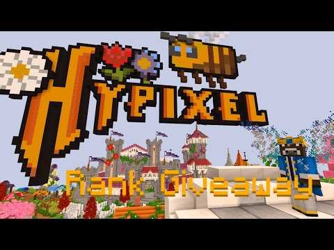 800 Subscriber Hypixel Rank Upgrade Giveaway! (5 Ranks)