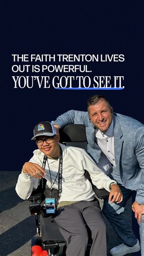 806K views · 67K reactions | The faith Trenton lives out is powerful. You’ve got to see it. | Tim Tebow | Facebook