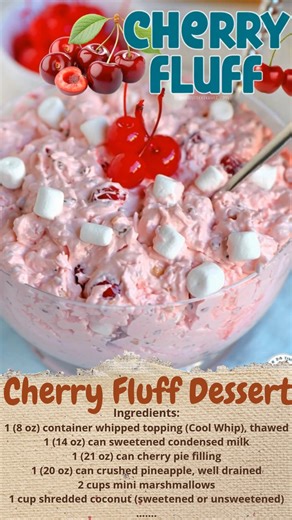 Cherry Fluff | Cakecrafted Recipes