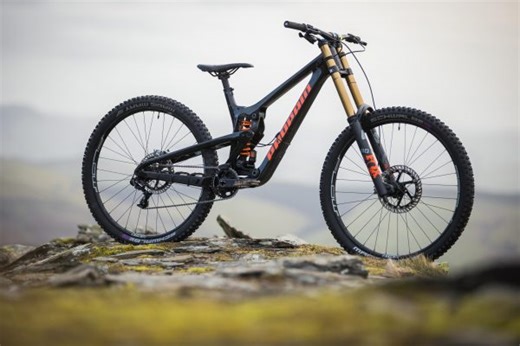 Propain’s Rage 3 CF DH race bike has 215mm of travel and can be built around 29in or MX wheels – just don’t pick the wrong wheel size - MBR