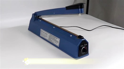 200mm Electric Pulse Heat Sealer Machine Semi-Automatic Hand Pressure for Paper Packaging of Beverages Chemicals for Cartons