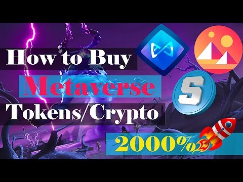 How to Buy Metaverse Tokens | Best Metaverse Projects | Invest in Metaverse Crypto