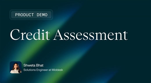 Middesk Product Demo: Credit Assessment