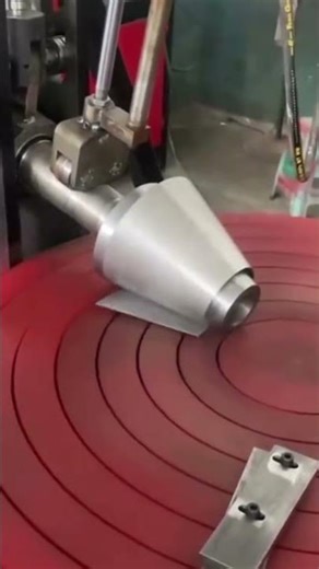 Amazing Industrial Process: How Flat Metal Sheets Become Metal Cones