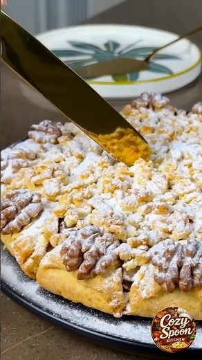 You won't believe how easy this Apple Tart is! 🥧😍 #easybaking #dessertideas #shorts