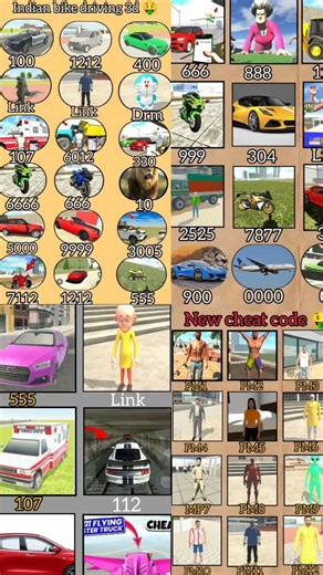 Real code 💥 Indian bike driving 3d all new cheat code update + plugin cheat code