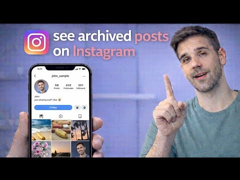 How to see archived posts on instagram