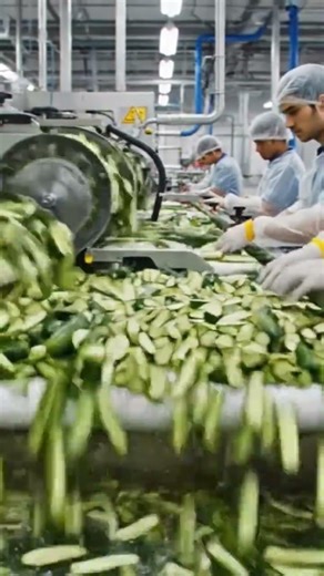 how pickle 🥒 is made inside the factory