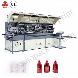 [Hot Item] Coffee Cup Cone Cups Silk Screen Printing Machines with UV Curing Flame Treatment