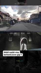 13K views · 343 reactions | Mobil sudah mau berhenti,turun gigi 1 #tutorial #mobilmanual #belajarmengemudi #drivingschool | Fadil Enok | Facebook