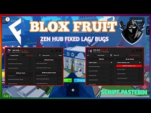 Blox Fruit 2024 Best Script Update V2 Zen Hub Fixed lag/ bugs & many more | Tutorial | Sea event |