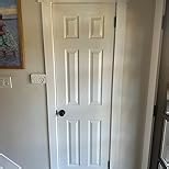 24 Pack Door Hinges, 3.5 x 3.5 Inch White Hinges for Wood 1/4'' Radius Corners Interior Hinges, 3 1/2 Inch Door Hinges for Residential Doors