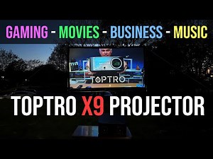 TOPTRO X9 1200 Lumens Dolby Smart Projector Review