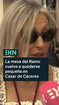 📌 The Ramo table with local products is once again too small in Casar de Cáceres.