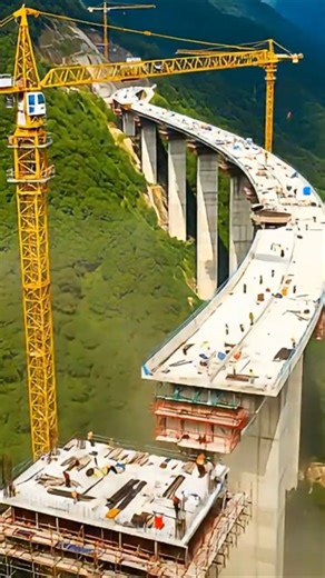💥🤯 WHAT THE HECK?! Construction Bridge COLLAPSES Instantly in Shocking Footage! #BridgeCollapse