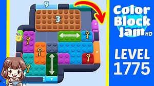Color Block Jam Level 874 (1775) Solution Walkthrough