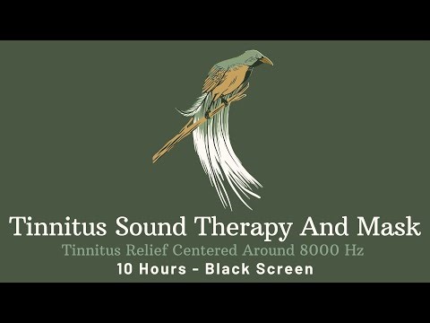 Tinnitus Relief Therapy: 10-Hour Sound Mask | Black Screen